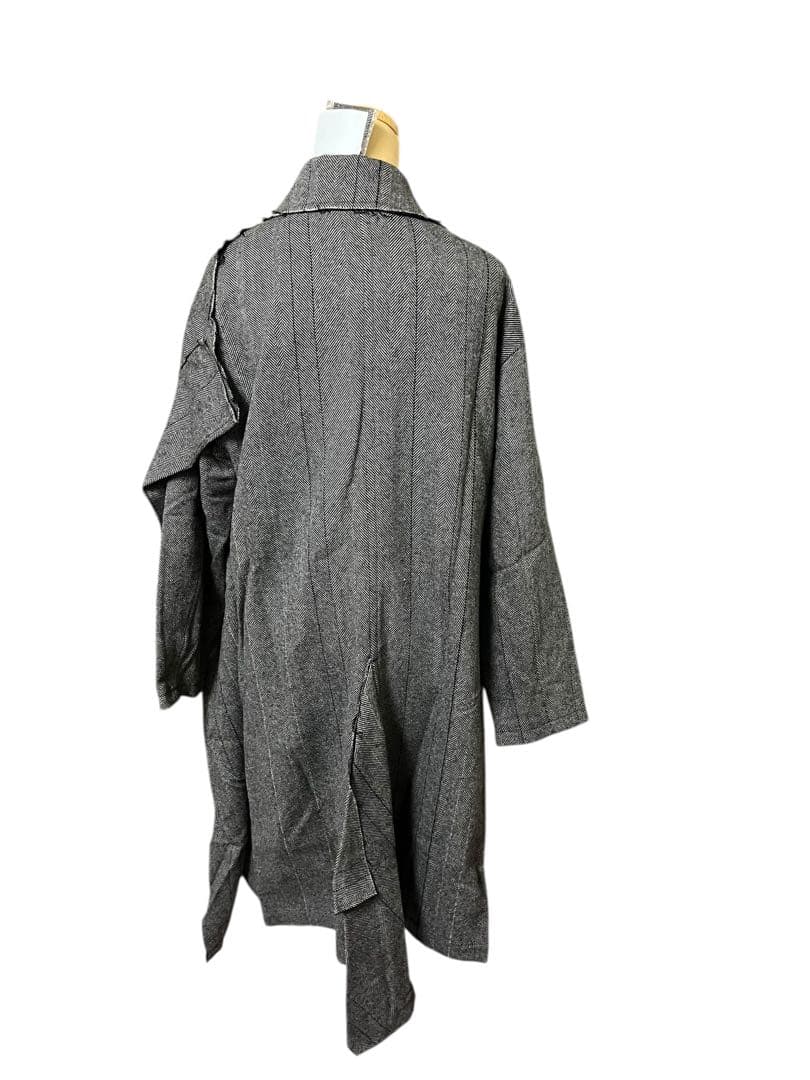 y's ワイズ　YJ-C11-110 ヘリンボーン　コート　未使用保管品