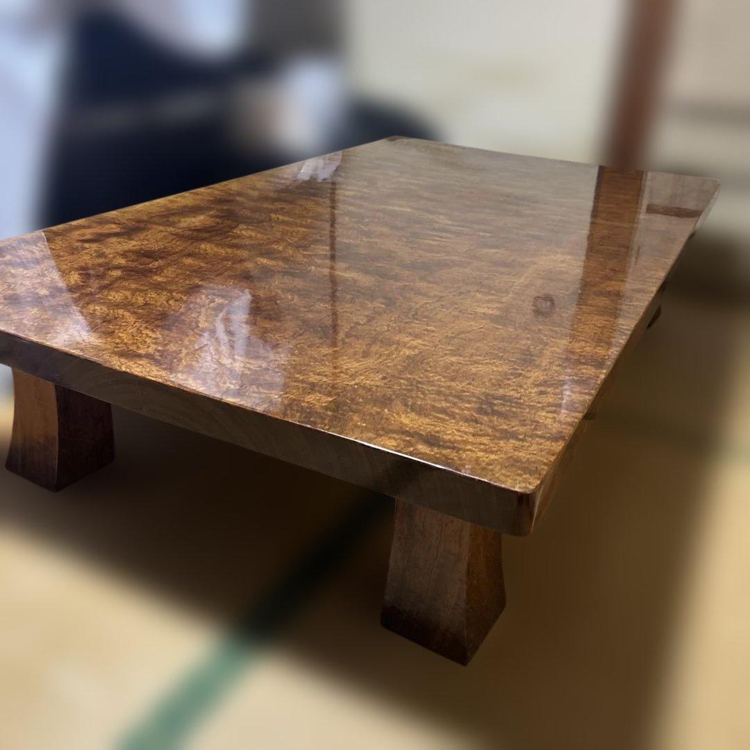 直接引取り限定！！重厚感のある茶色　木製テーブル