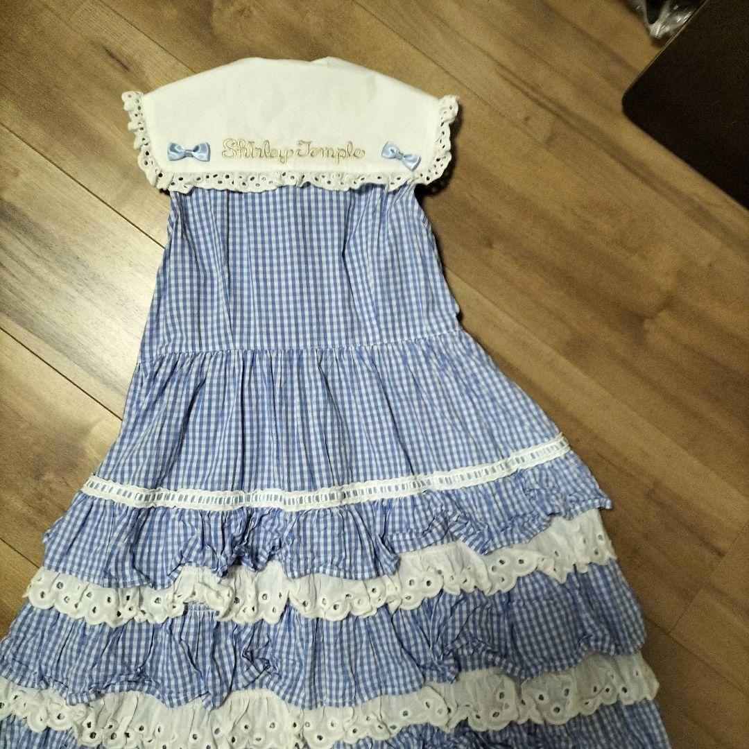 Shirley Temple 阪急限定ギンガムセーラーワンピース