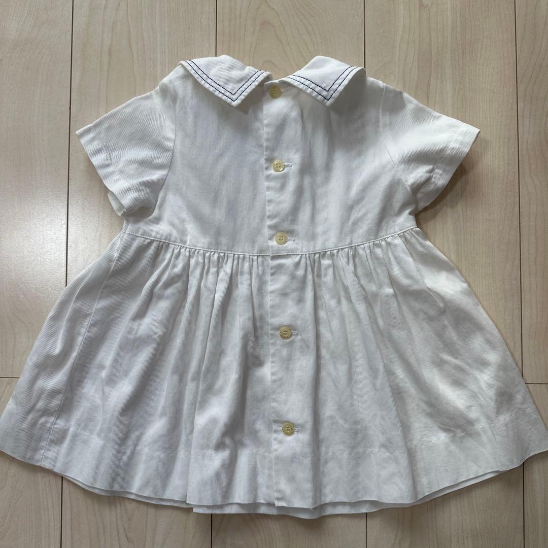 baby Dior セーラー襟 半袖ワンピース