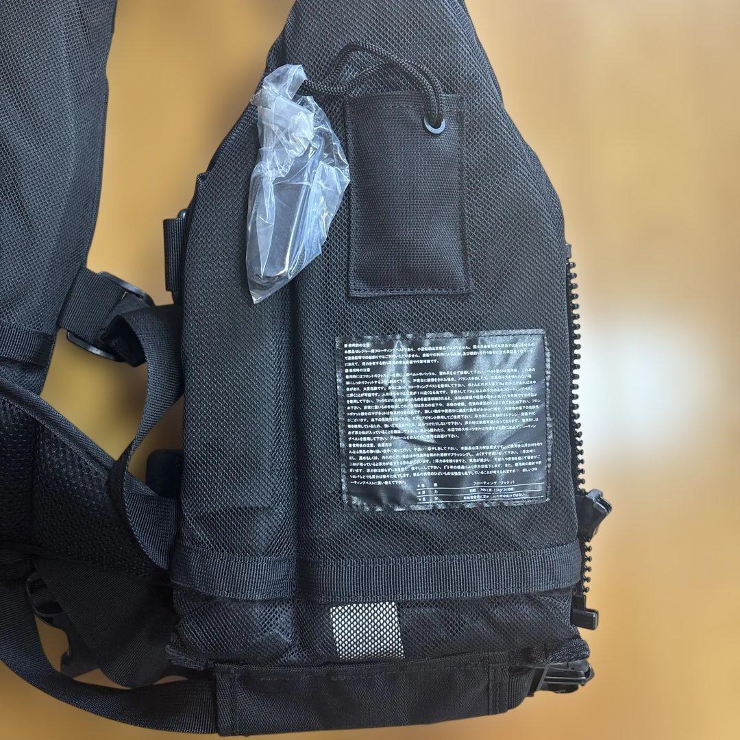 ジャッカル バーサタイルゲームベスト ブラック JACKALL