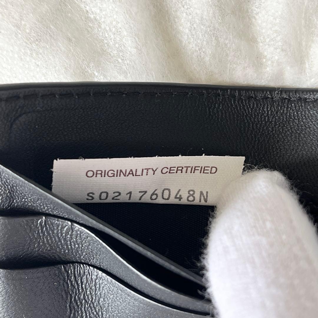 ボッテガヴェネタ　マネークリップ　クロコダイル　黒　ブラック　札入れ　メンズ