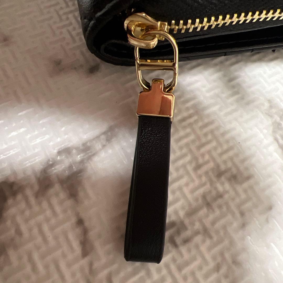 最終価格 Dior ブラック 二つ折り財布 キルティング