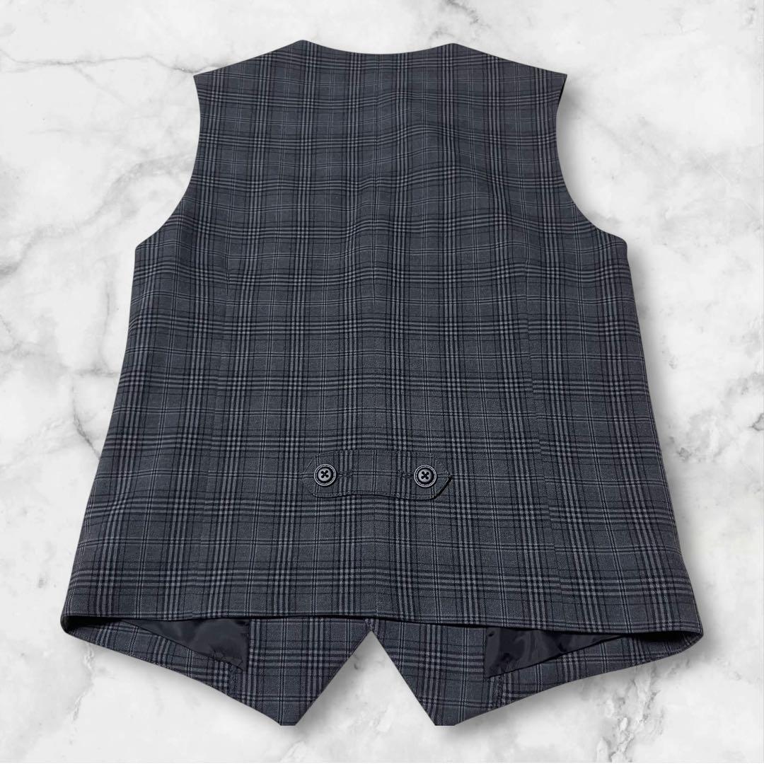 【美品】CHOPINフォーマルスーツ170男子　黒　スリーピース卒業式、発表会