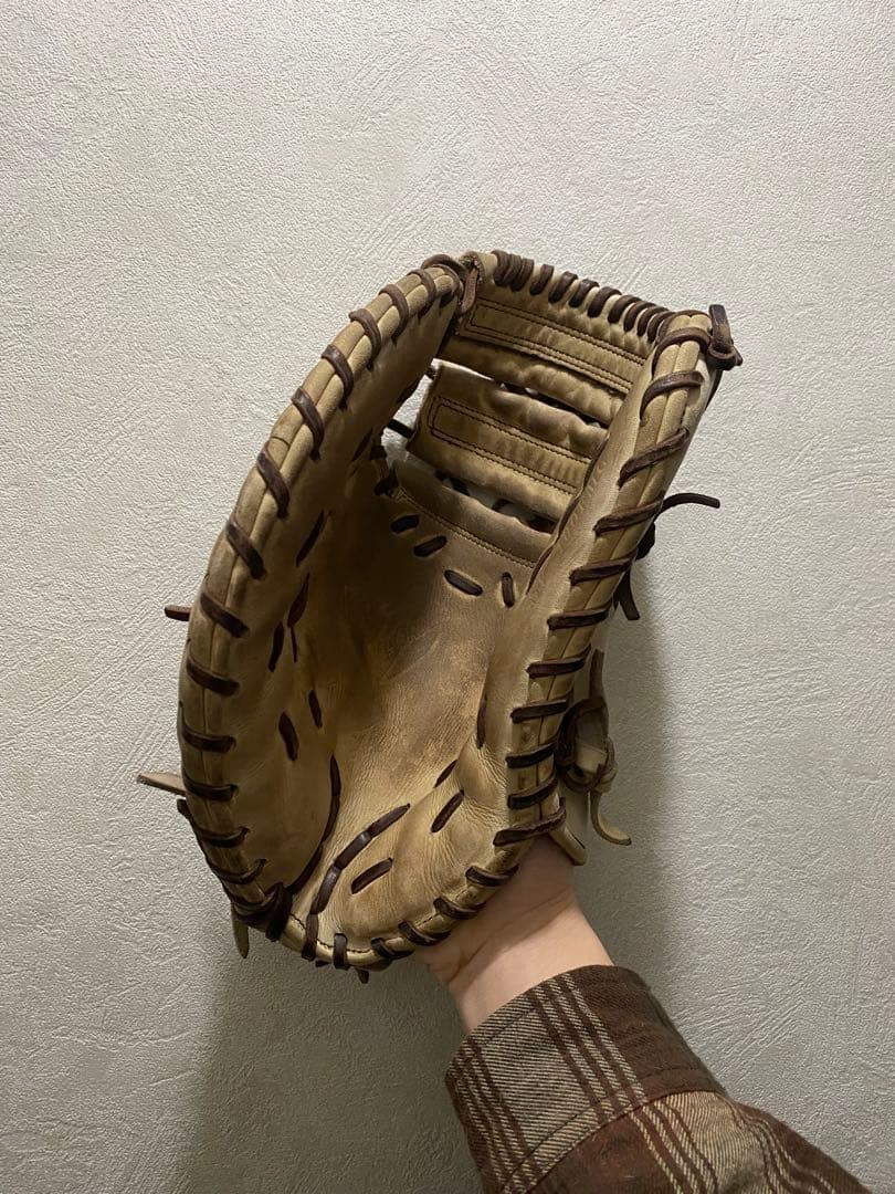 Zeems ベージュ 硬式グローブ ファーストミット（左利き用）