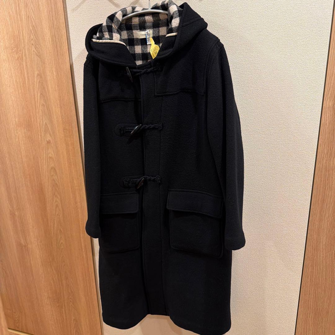 FACTOTUM ウール混合 ダッフルコート 黒