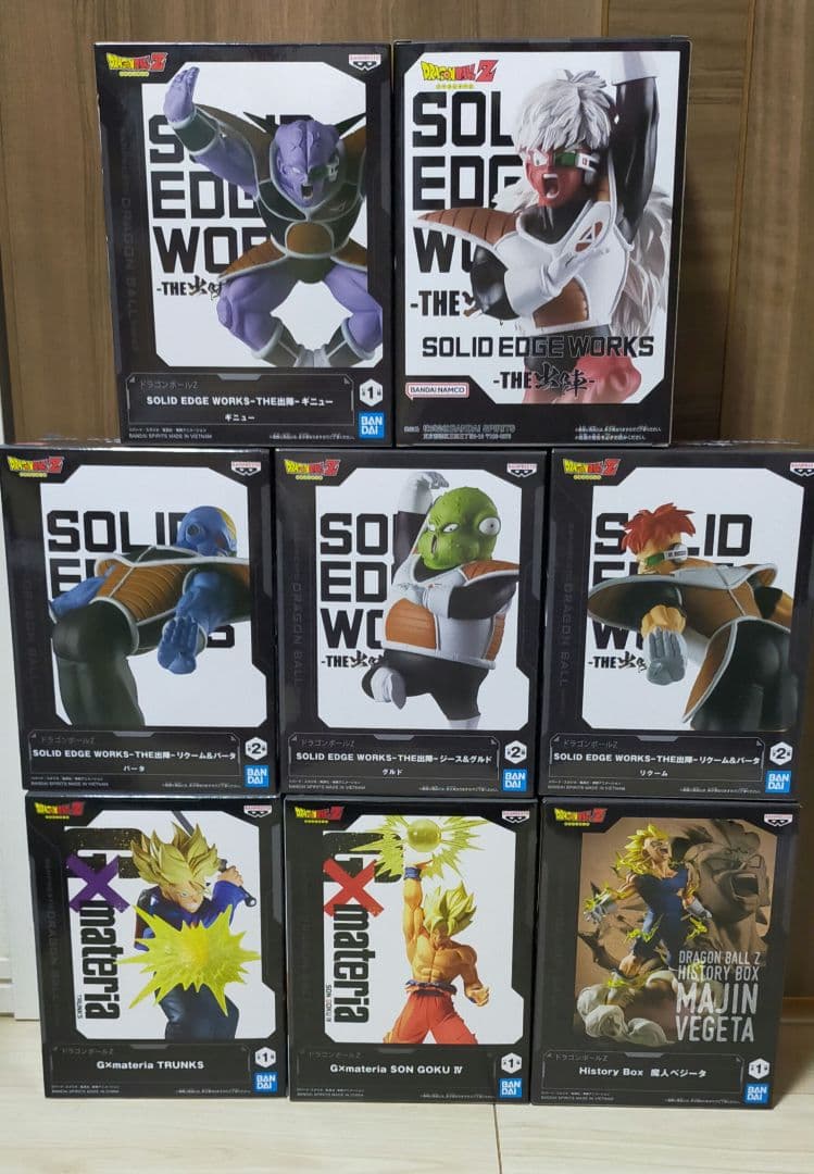 ドラゴンボールフィギュア8個セット　ギニュー特戦隊など