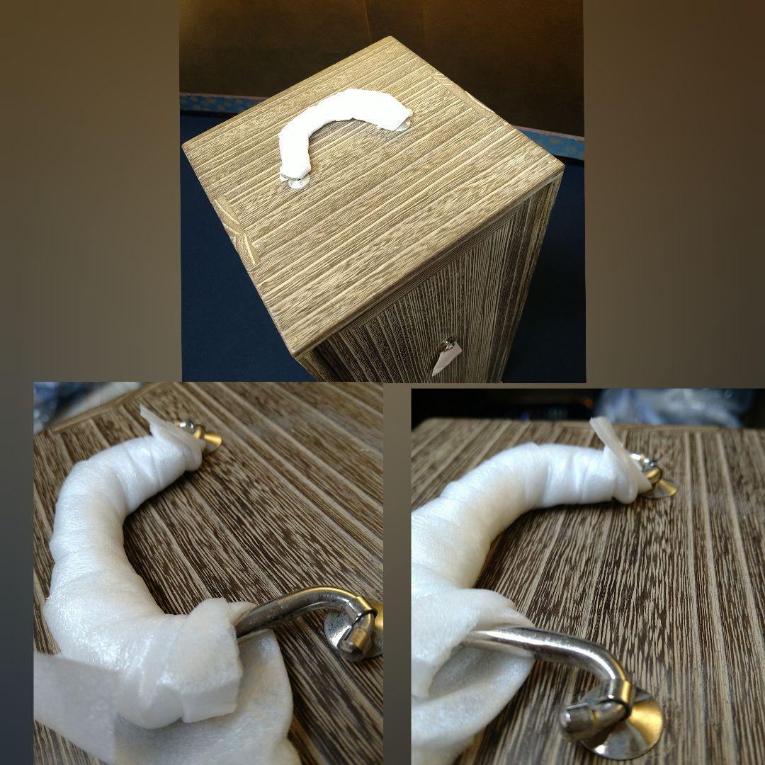 hanaAH97 短冊箱 焼桐製 未使用 お点前揃付未使用 専用紙箱入 茶