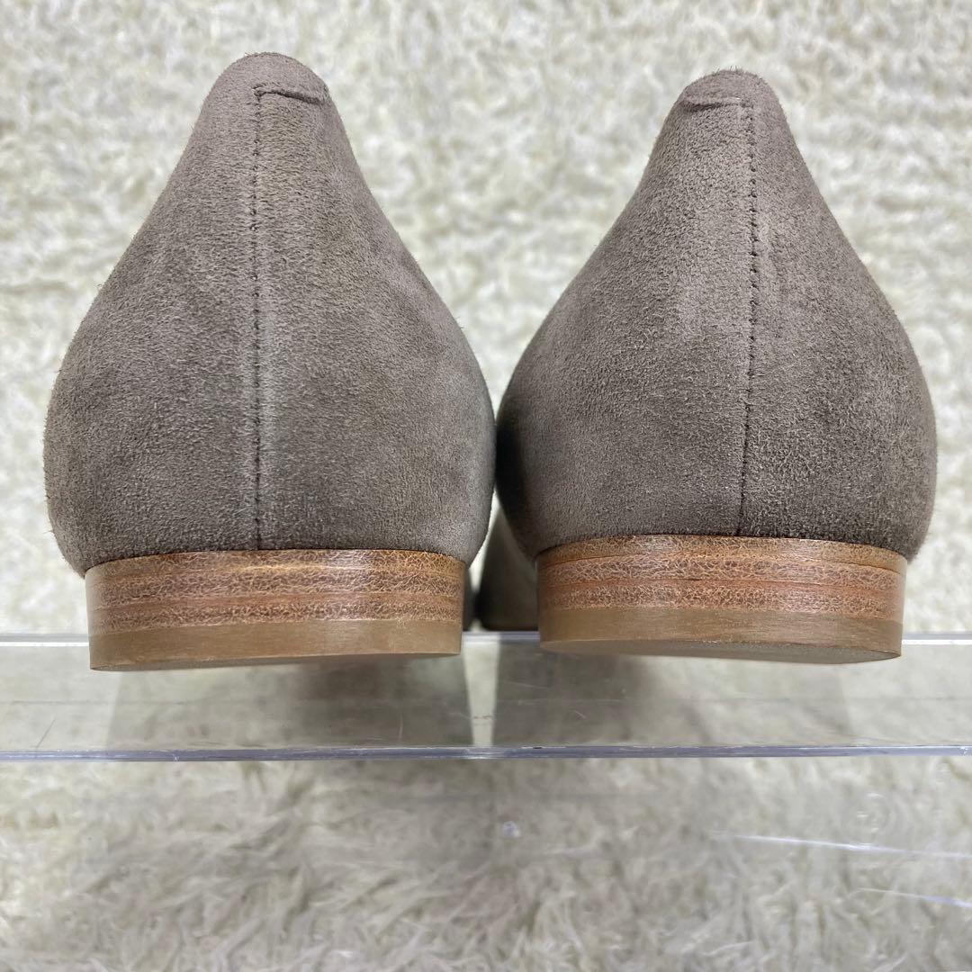 『未使用級』ペリーコ アネッリ フラットパンプス 型押し スエード　39