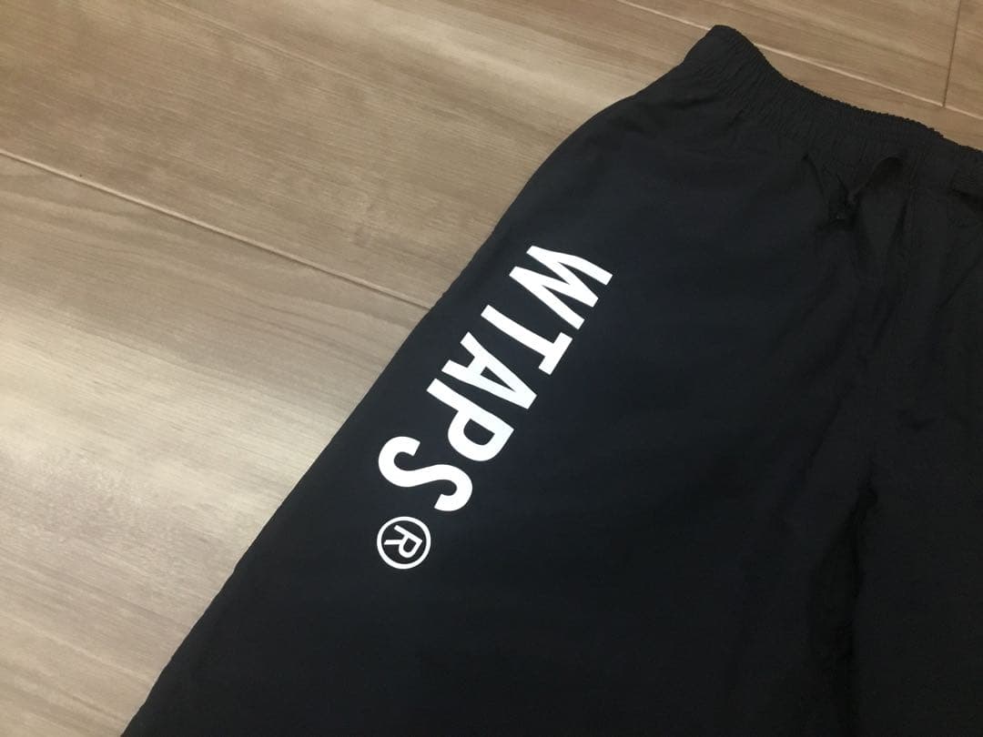 美品 WTAPS SPST2001 TRACK TROUSERS BLACK S