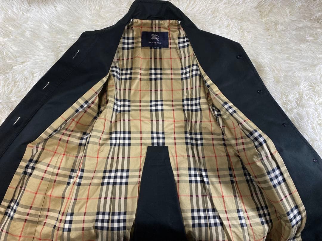BURBERRY LONDONノバチェック トレンチコート 黒 size40