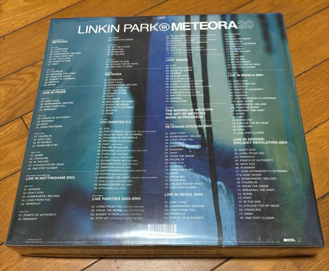 a*r様 新品未開封 リンキン・パーク メテオラ 20th 4CD+5LP+3D