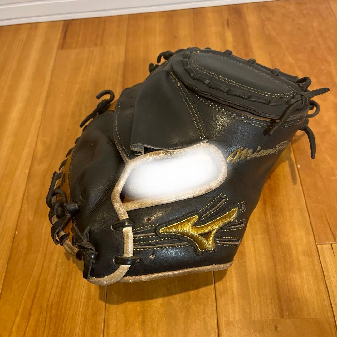 コメント下さい✨即使用可能　ミズノプロ 軟式キャッチャーミット