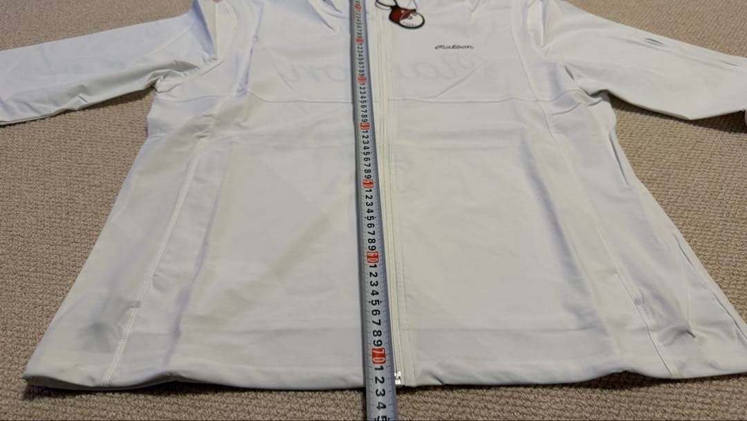 Malbon フード付きジャケット ホワイト