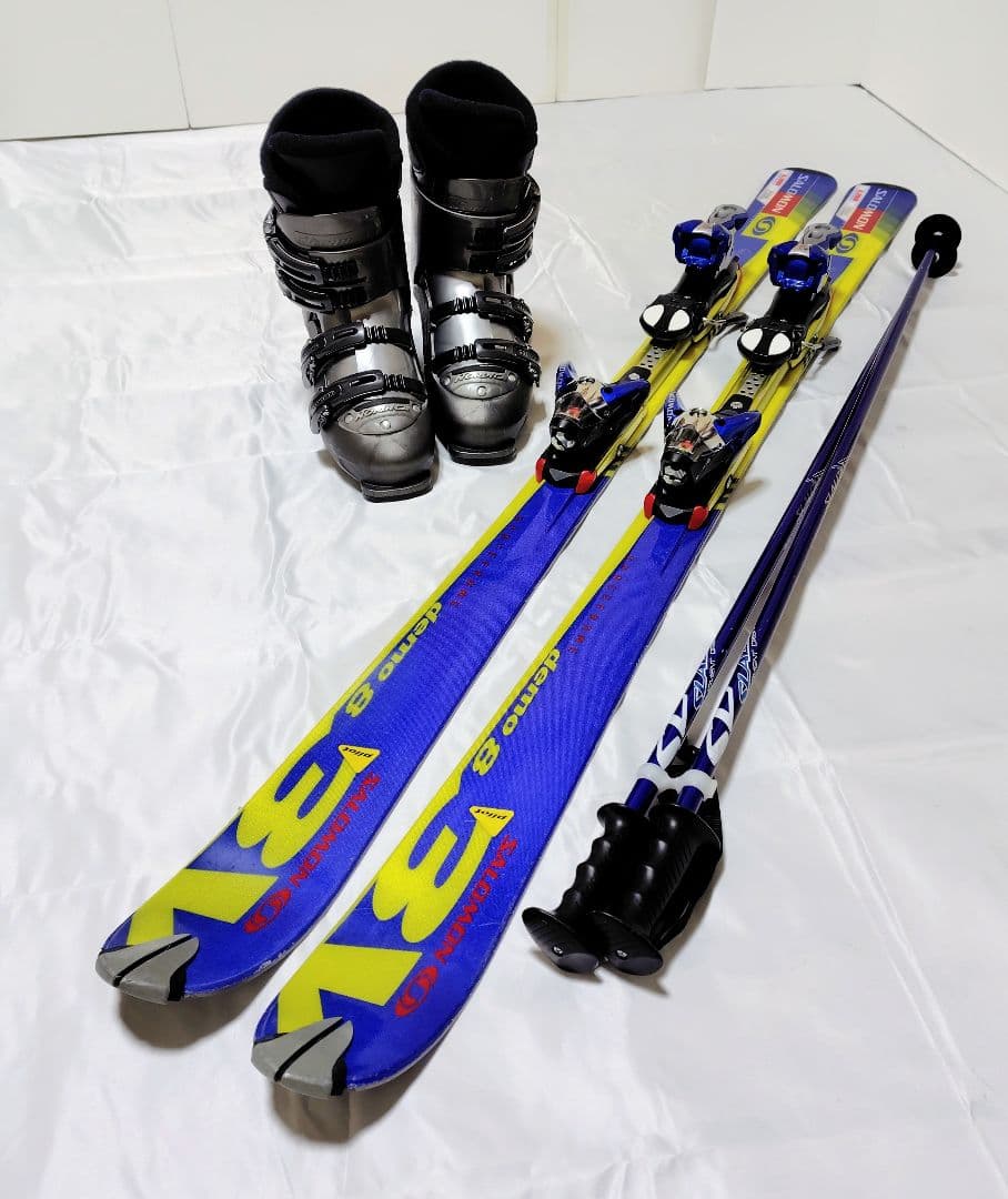 E■スキーセット■SALOMON板155cm■NORDICA靴26〜26.5cm
