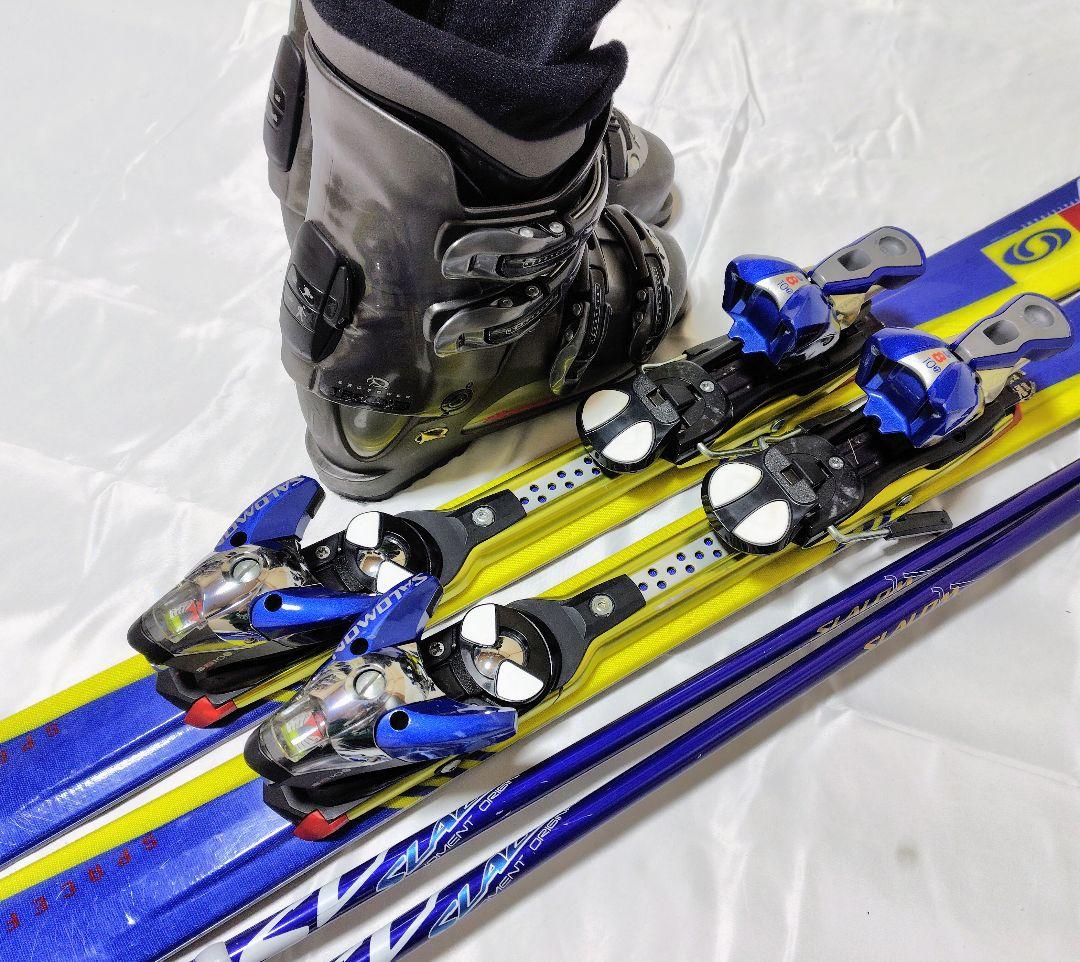 E■スキーセット■SALOMON板155cm■NORDICA靴26〜26.5cm