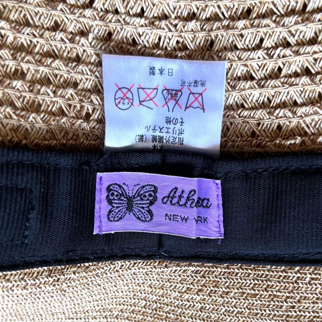 Athena New York アシーナニューヨーク　レース麦わら帽子