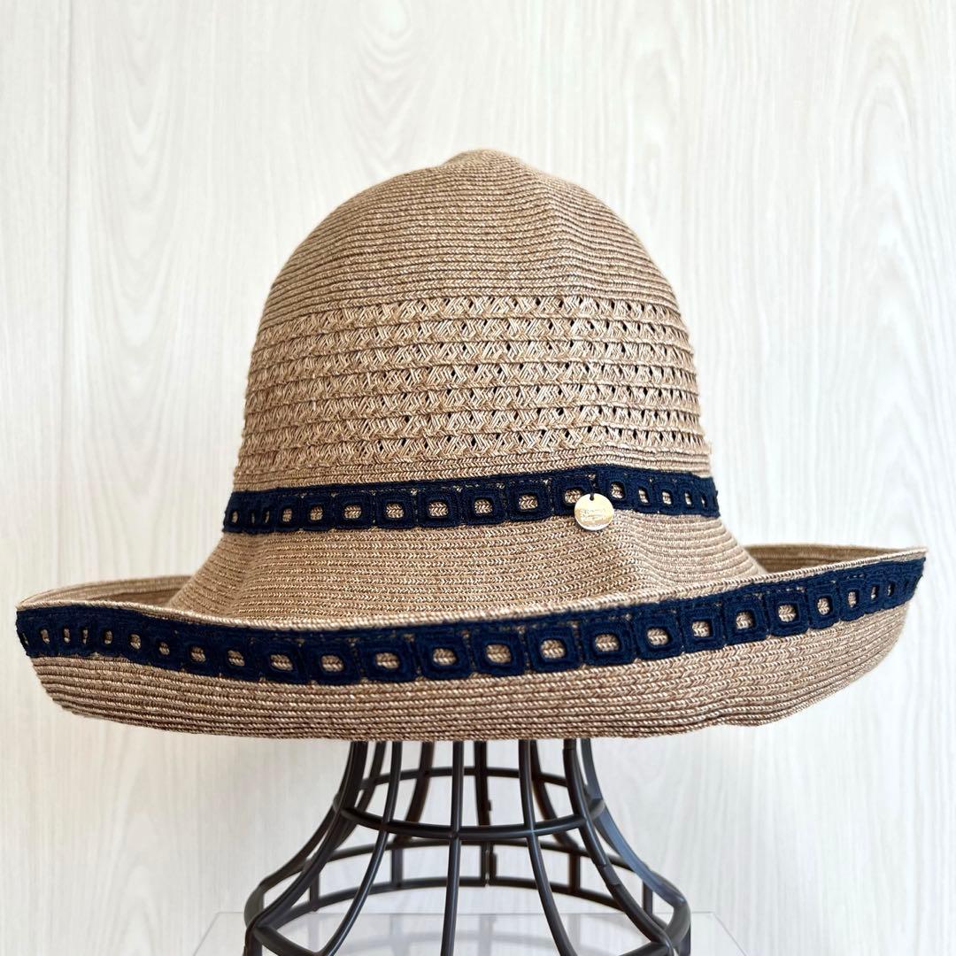 Athena New York アシーナニューヨーク　レース麦わら帽子