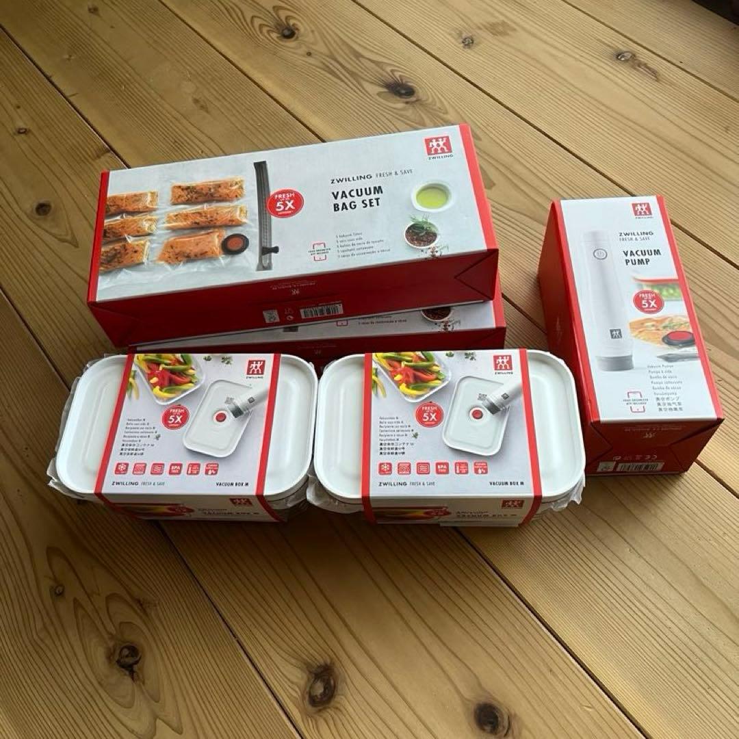 ツヴィリング フレッシュ & セーブ 真空パック機 5点セット