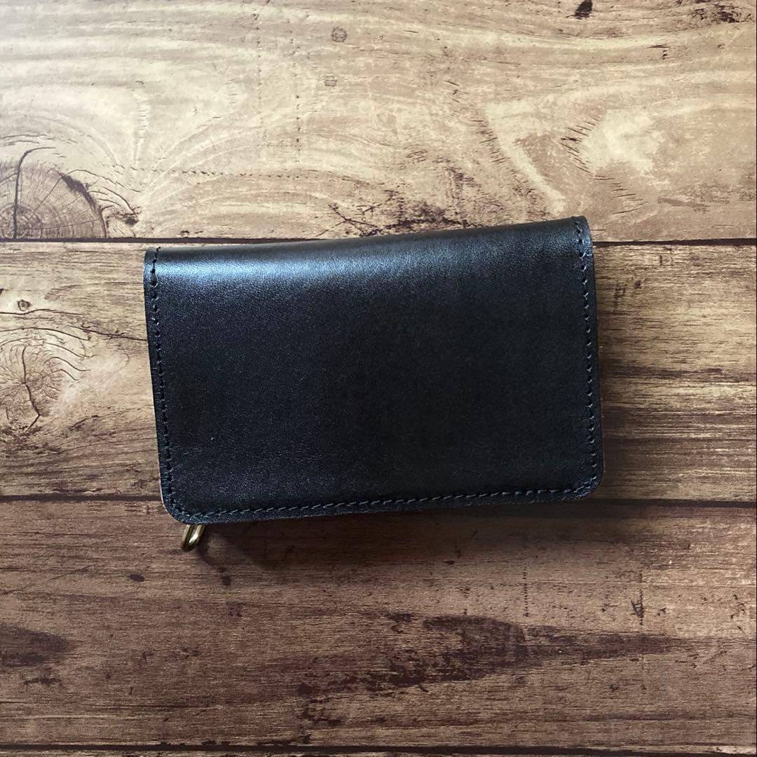 【天然水】ホースバット ミドルトラッカーウォレット【お札を折らずに収納】