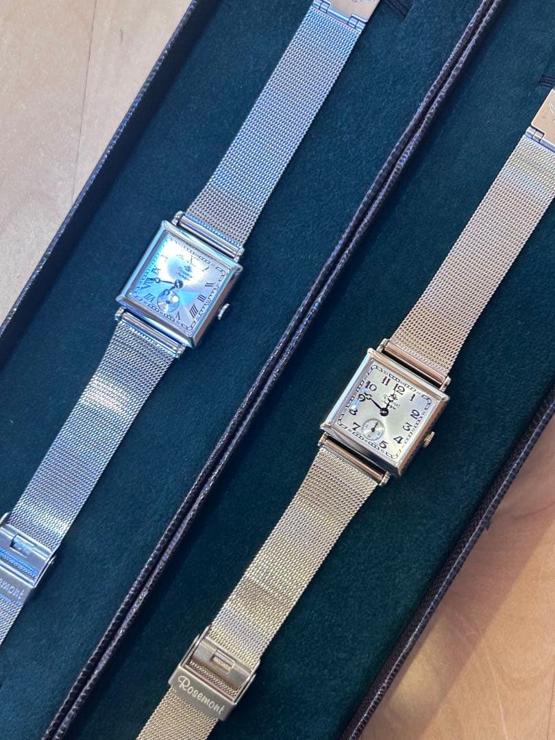 Rosemont アナログ時計 ゴールド　メッシュ