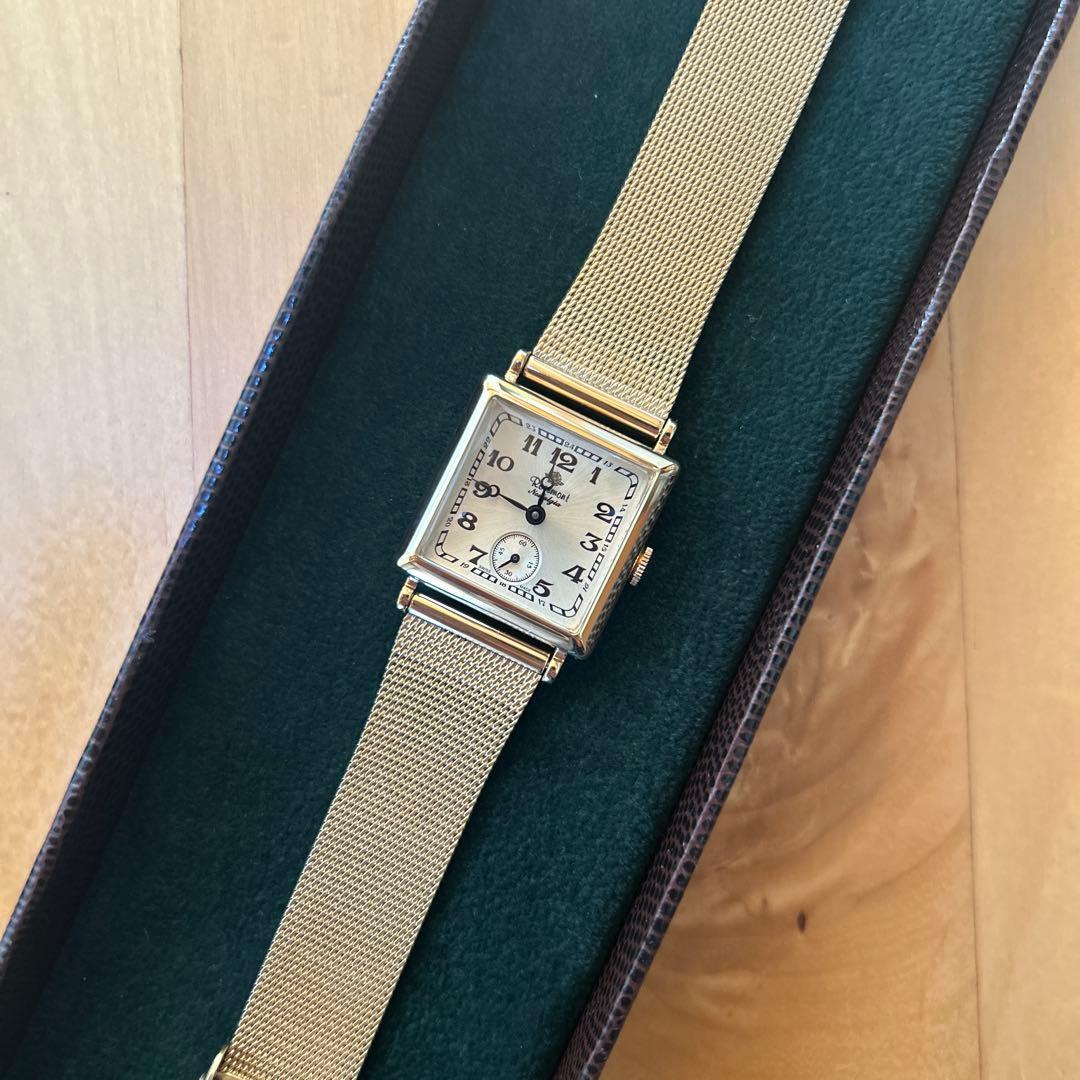 Rosemont アナログ時計 ゴールド　メッシュ