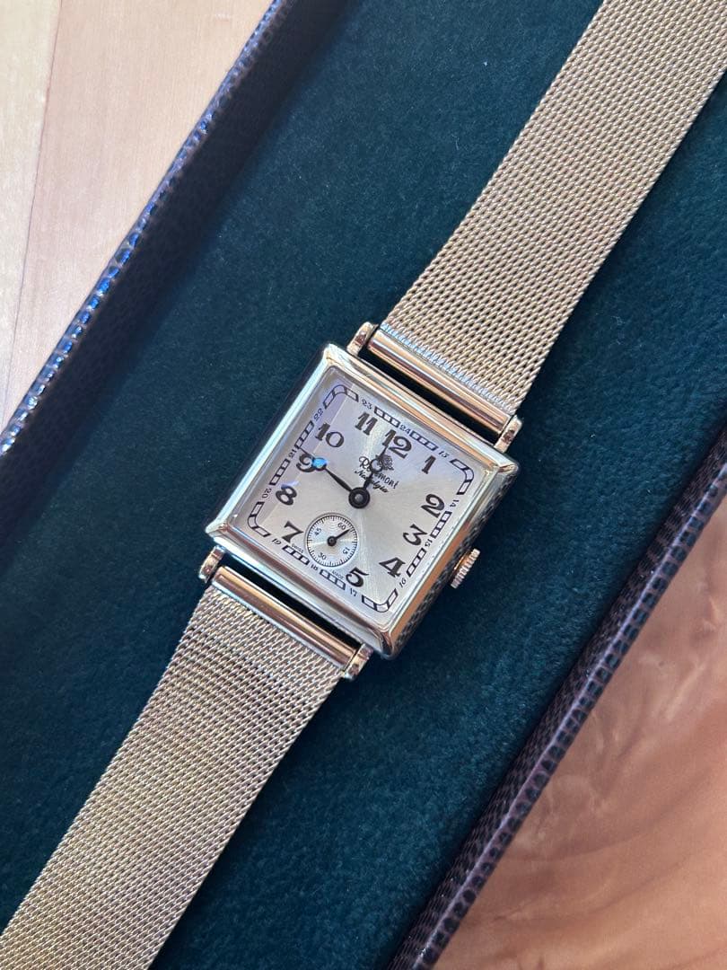 Rosemont アナログ時計 ゴールド　メッシュ