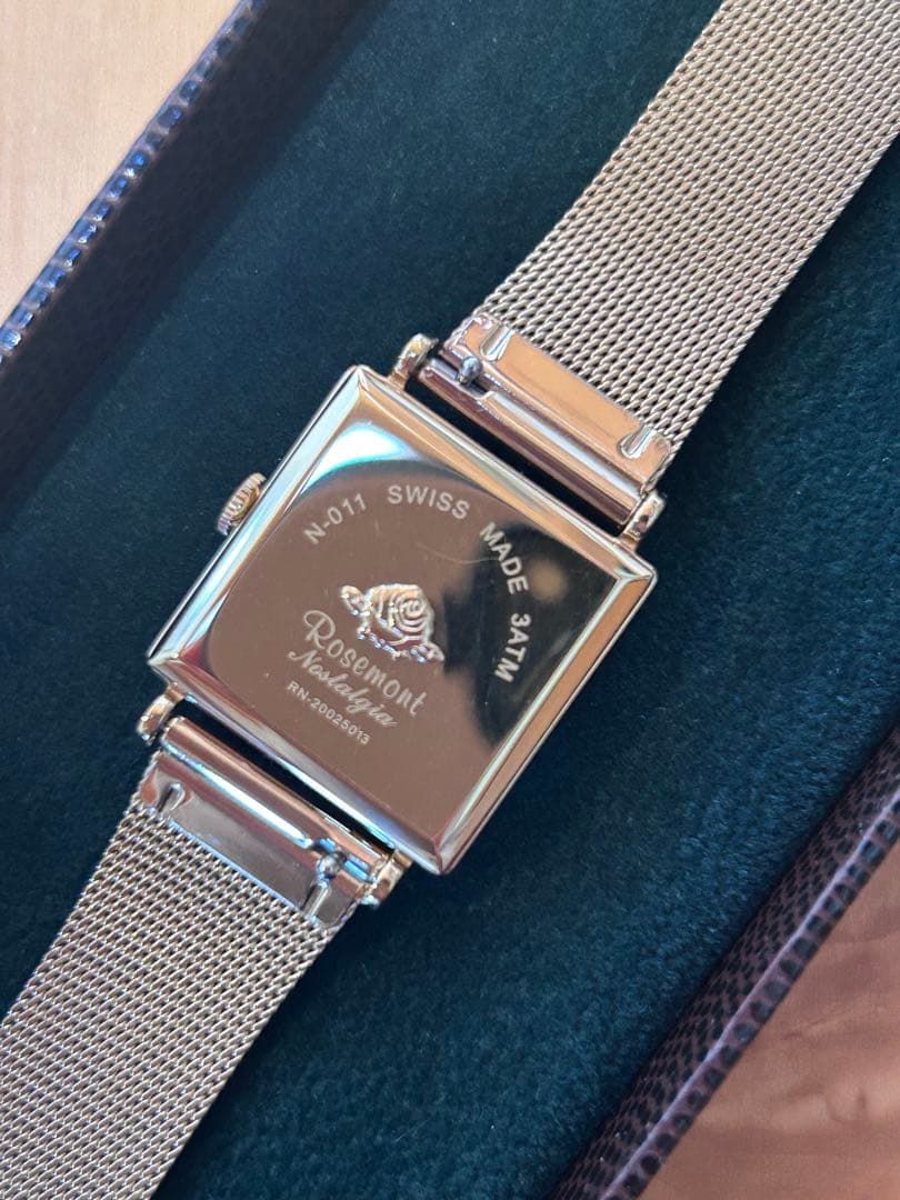 Rosemont アナログ時計 ゴールド　メッシュ