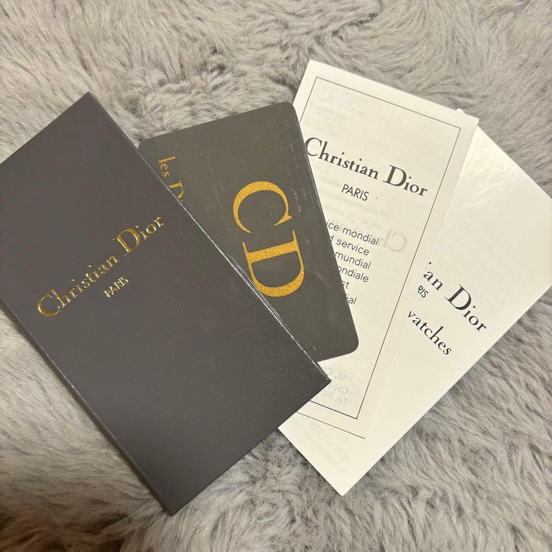 【お値下中‼️】クリスチャンディオール レディース腕時計 ホワイト文字盤　12