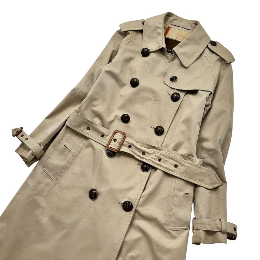 【美品】MACKINTOSH マッキントッシュ　トレンチコート ロング　ロゴ
