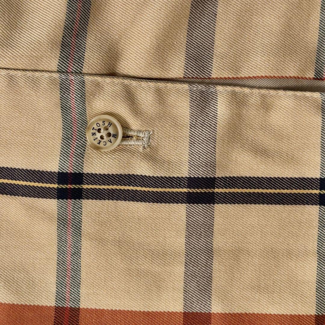 【美品】MACKINTOSH マッキントッシュ　トレンチコート ロング　ロゴ