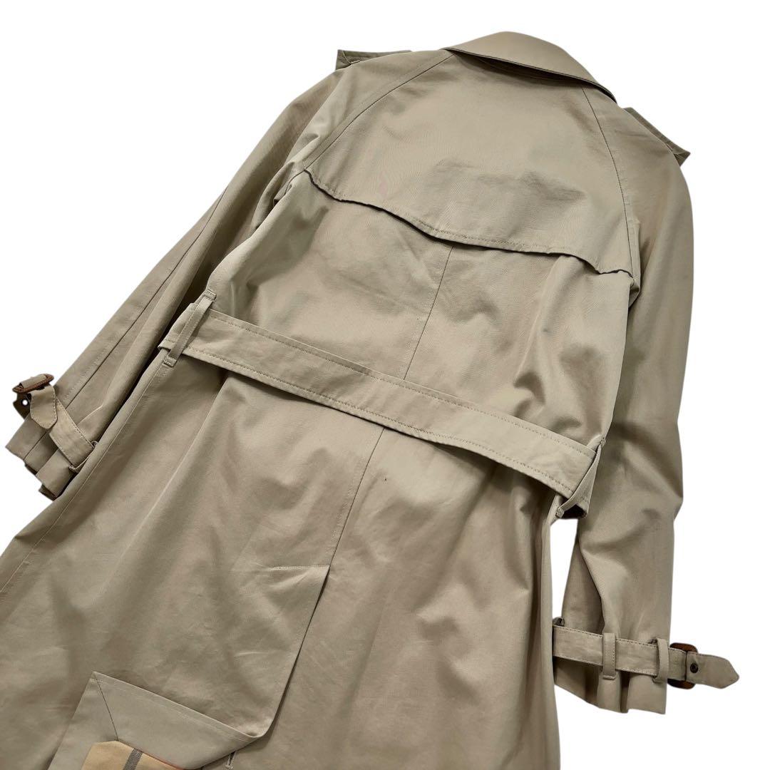 【美品】MACKINTOSH マッキントッシュ　トレンチコート ロング　ロゴ