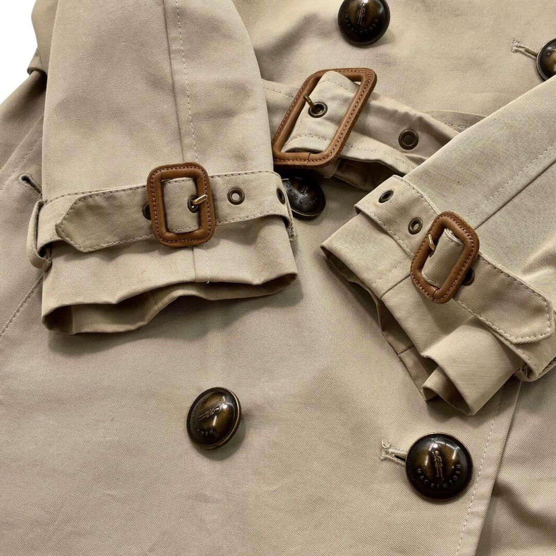 【美品】MACKINTOSH マッキントッシュ　トレンチコート ロング　ロゴ
