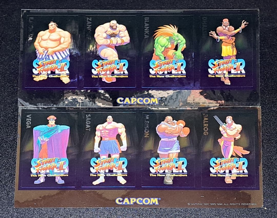 スーパーストリートファイターⅡ　パネル時計&オリジナルステッカー　非売品　超レア