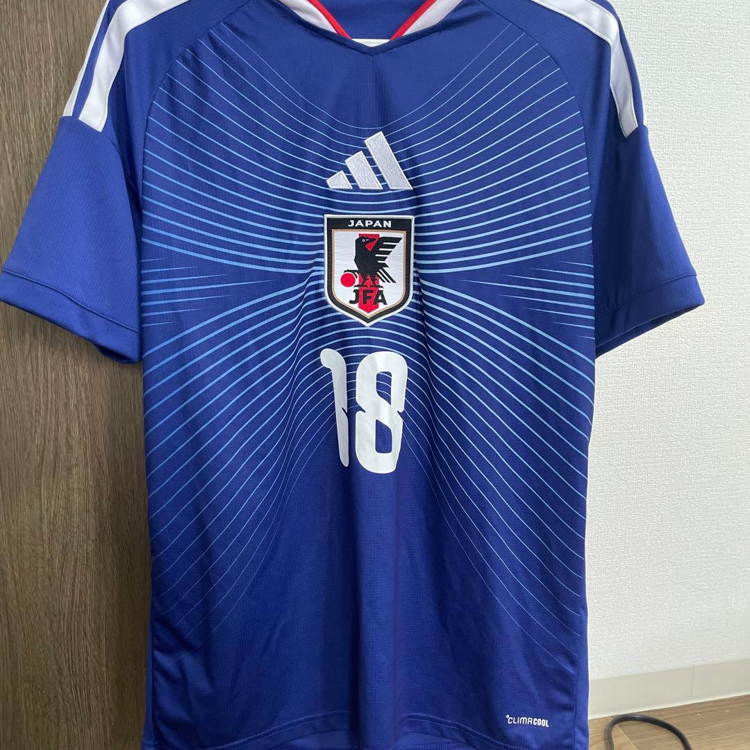 サッカー日本代表ユニフォーム　上田綺世 18