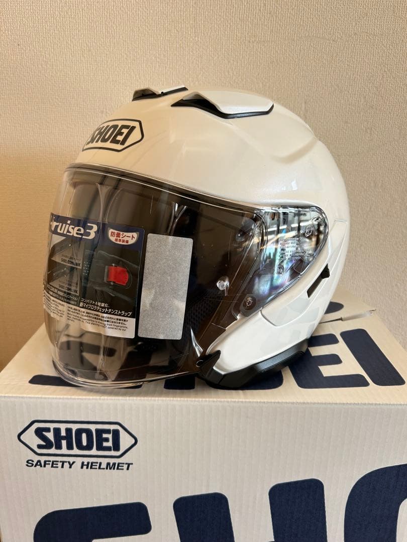 SHOEI J-Cruise 3ルミナスホワイト ジェットヘルメット