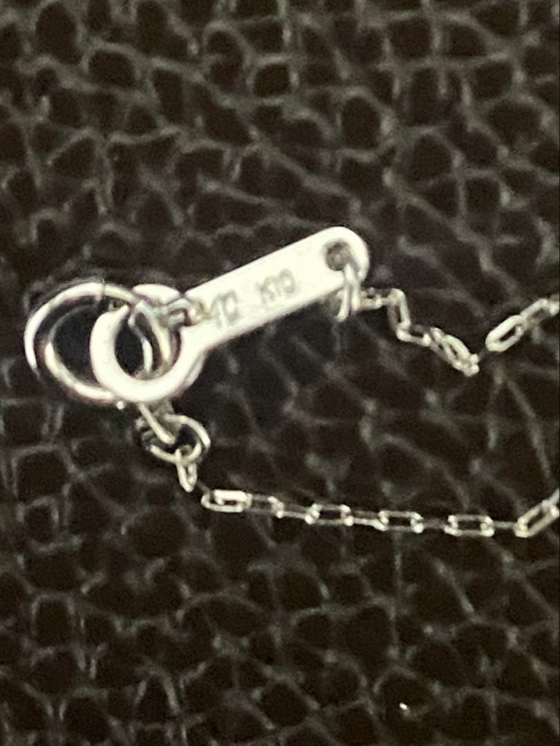 4°C サファイア ダイヤモンド ネックレス　K10