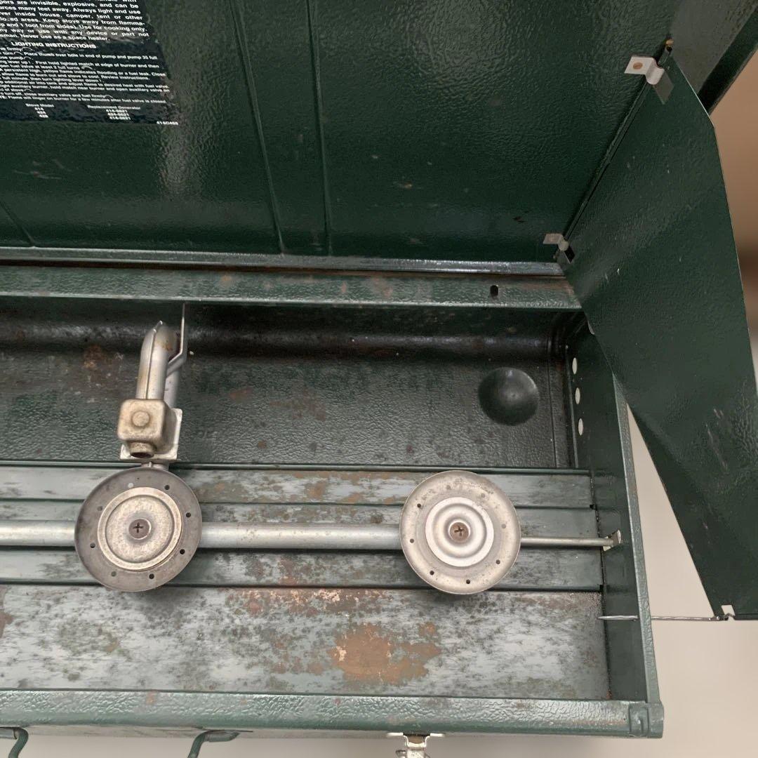 Coleman コールマン428 スリーバーナー　コンロ　デュアルフューエル