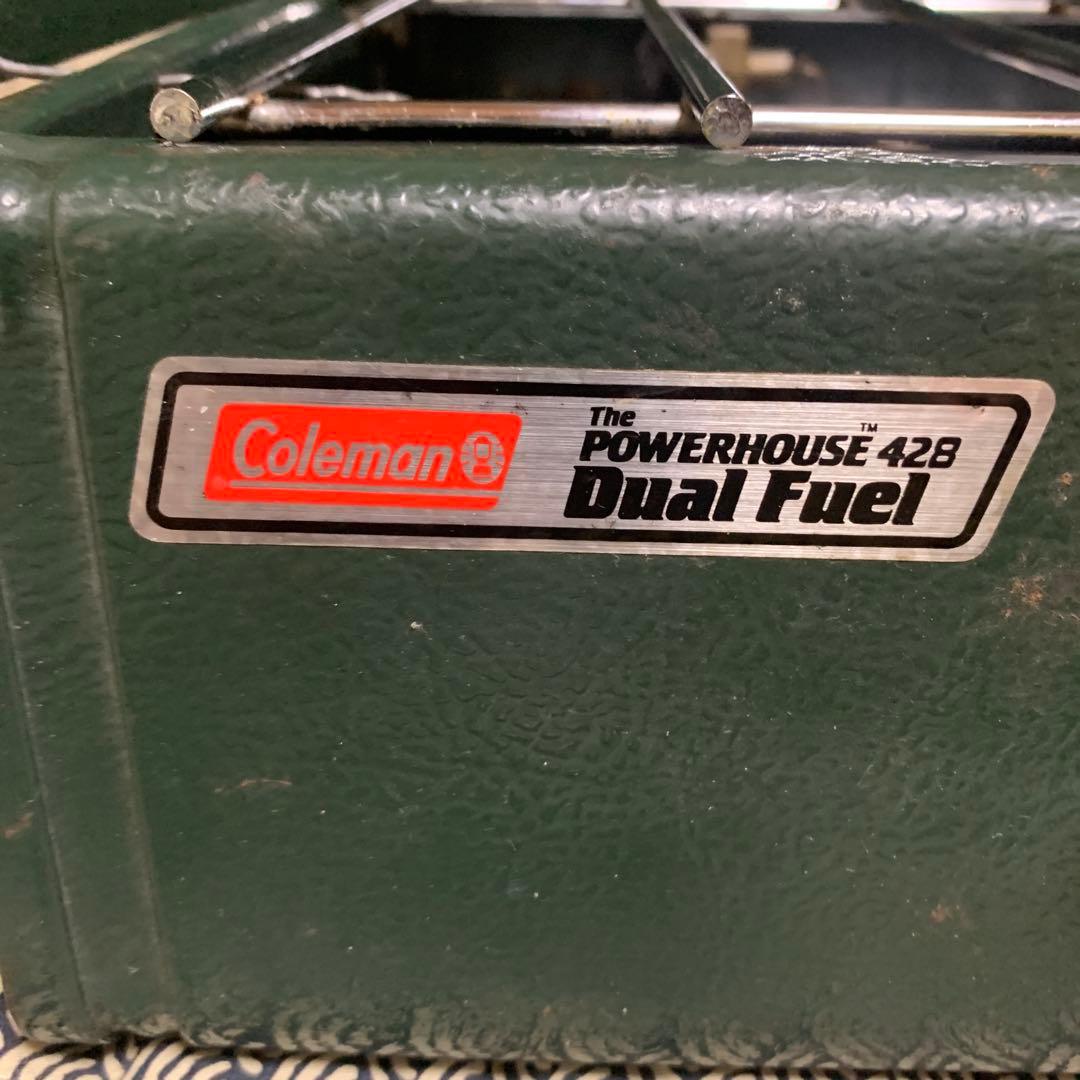 Coleman コールマン428 スリーバーナー　コンロ　デュアルフューエル