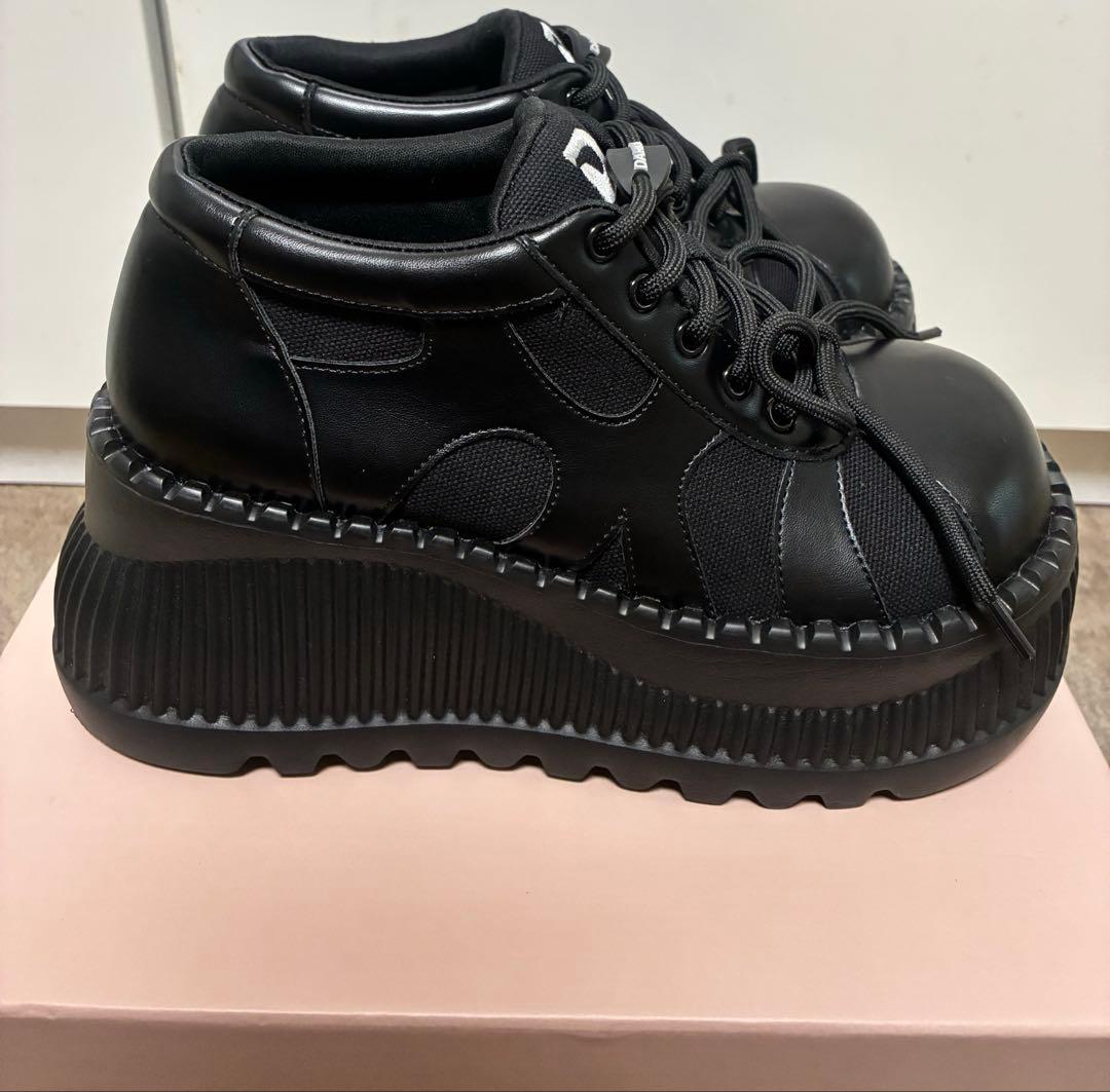 Darich ダーリッチ　Dロゴボリュームスニーカー　Mサイズ　ブラック