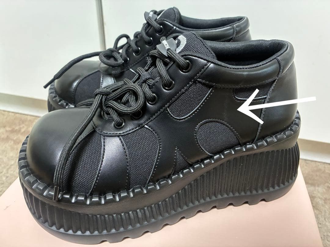 Darich ダーリッチ　Dロゴボリュームスニーカー　Mサイズ　ブラック