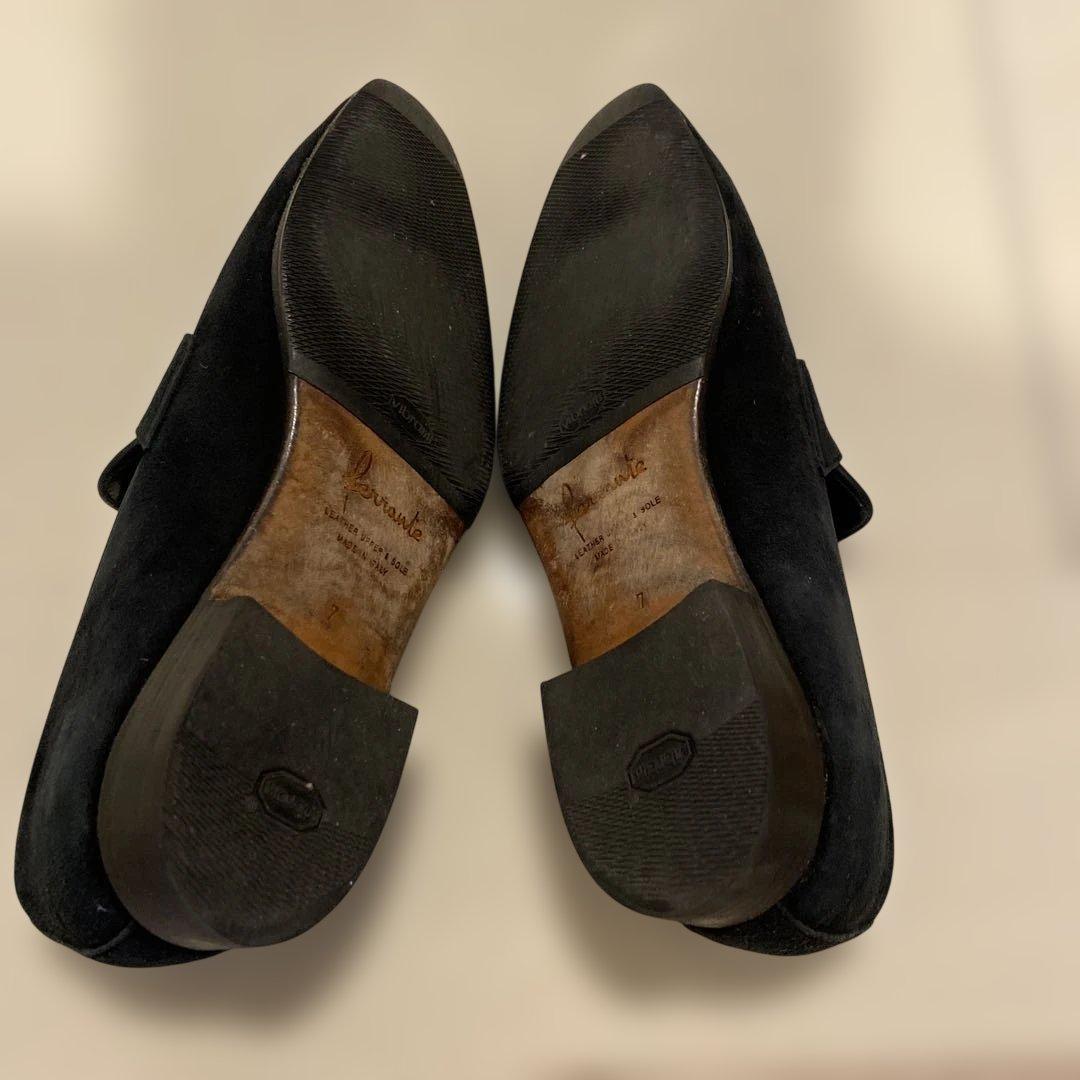 フェランテ　スエード ローファー　ブラック