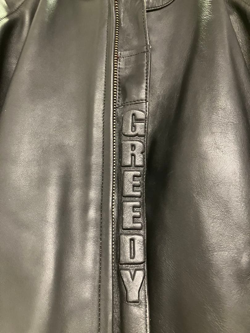 GREEDYのレザージャケット　LL 革質最高