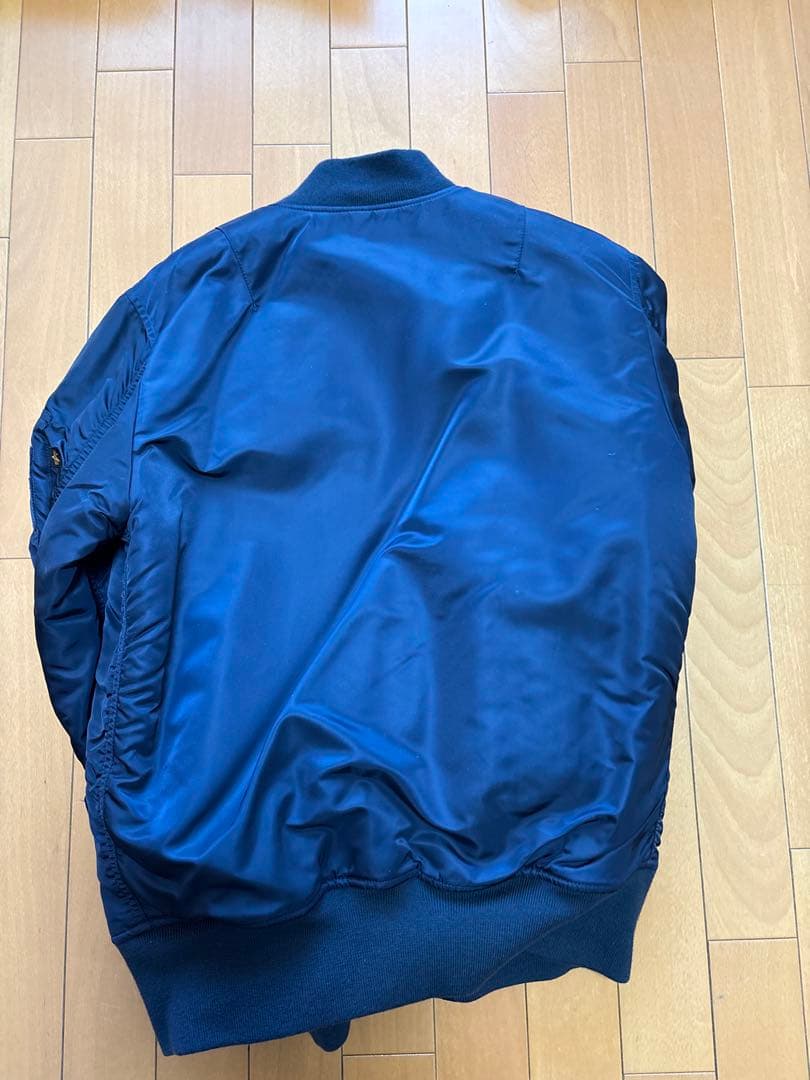 アルファ　MA-1 美品　Lサイズ　ネイビー　JAPAN SPEC 20004