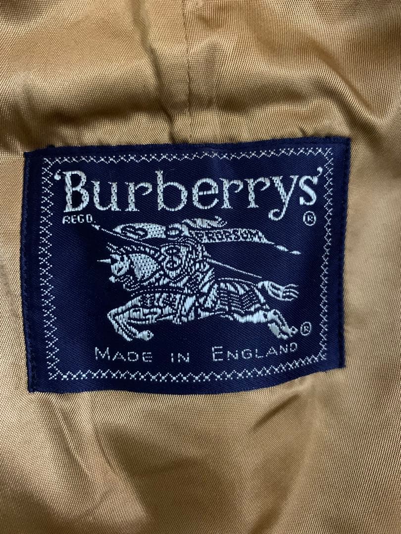 英国製80s バーバリー　トレンチコート　ライナー付　ノバチェック　ヴィンテージ