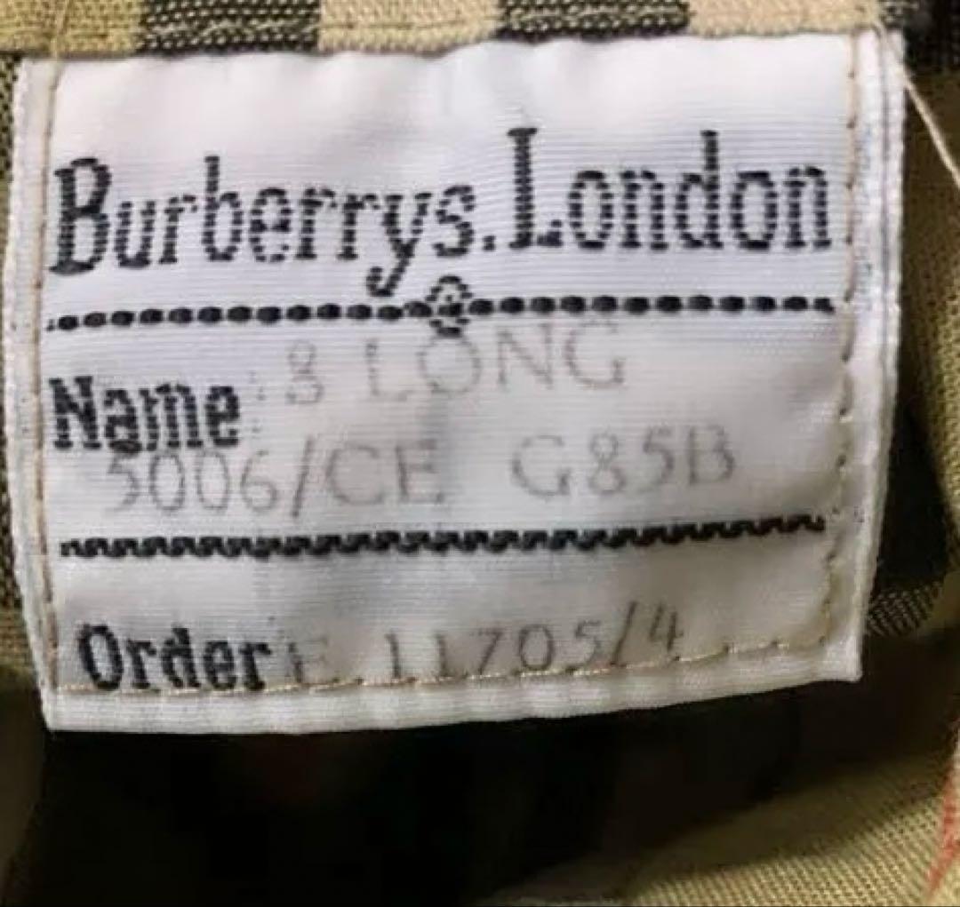 英国製80s バーバリー　トレンチコート　ライナー付　ノバチェック　ヴィンテージ