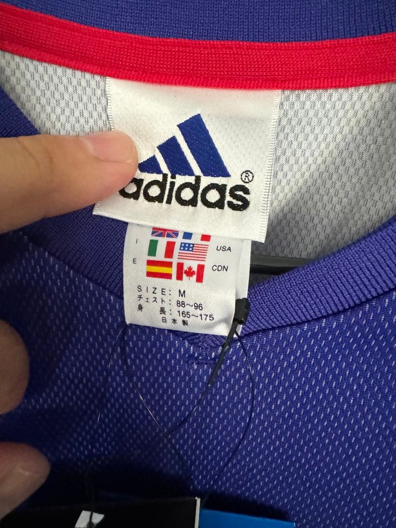 日本代表 ユニフォーム 2002 日韓W杯 記念ユニホーム M 新品タグ付き