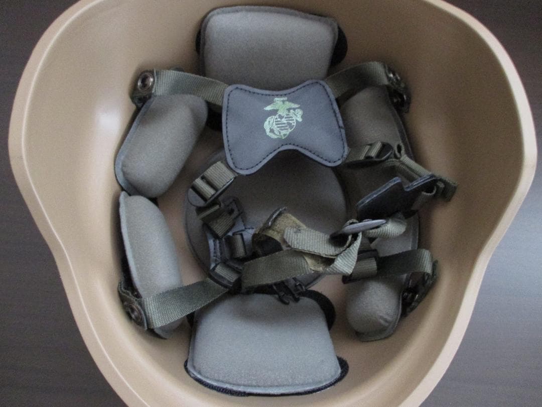 新品　レプリカ　米軍　海兵隊　USMC　LWH　コンバットヘルメット　コヨーテ色