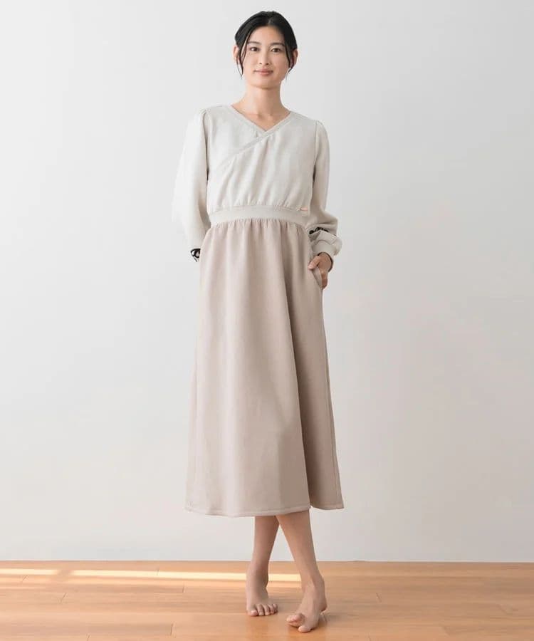 新品未使用【SUKALA】エアーカシュクールワンピース ｍ　訳あり