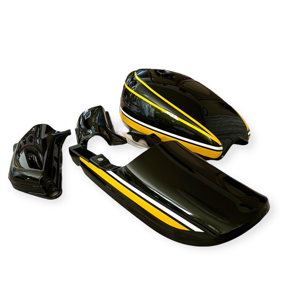 レア希少♡カワサキ1974年型Z1A/Z2A イエロータイガー外装セットMRS製